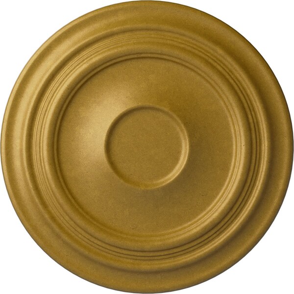 Ekena Millwork Traditional Ceiling Medallion (Fits Canopies up to 5 1/2"), 24 3/8"OD x 1 1/2"P, Pharaohs Gold CM24TRPGS - main